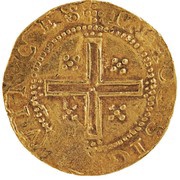 4 Cruzados "L-IIII" - Filipe III, Portugal, 1621-1640 reverse image