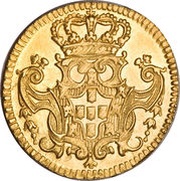 Escudo - João V Lisboa, Bahia, Rio and Minas mints, Portugal, 1722-1842 reverse image