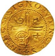 2000 Réis - Afonso VI Countermark "Crowned 2" over 2 Cruzados obverse image