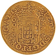2000 Réis "½ Moeda" - Pedro Prince Regent Lisboa mint obverse image