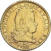 ½ Peça - João V Lisboa mint obverse image
