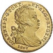 ½ Peça - João Prince Regent Lisboa mint obverse image