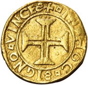 Português "D-O" - João III 1st type, Porto mint, Portugal, 1521-1525 reverse image