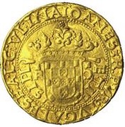 Português "R-Ɔ"- João III 2nd type, Porto mint obverse image