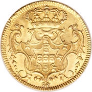 Peça - João V Lisboa, Bahia, Rio and Minas mints, Portugal, 1723-1750 reverse image