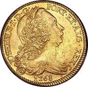 Peça - José I Lisboa, Bahia and Rio mint obverse image