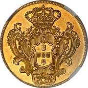 Peça - Maria I Widow veil - Lisboa, Bahia and Rio mints, Portugal, 1786-1790 reverse image