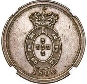 Peça - Maria I Pattern, Portugal, 1800 reverse image