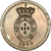 Peça - Maria I Pattern, Portugal, 1800 reverse image