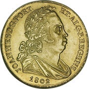Peça - João Prince Regent Lisboa mint obverse image