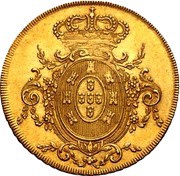 1 Peça - João Prince Regent Lisboa and Rio mints, Portugal, 1804-1817 reverse image