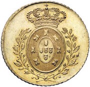 Peça - Pedro IV, Portugal, 1826-1828 reverse image