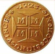 ½ Dobrão - João V, Portugal, 1724-1727 reverse image