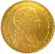 Dobra 8 Escudos - João V Lisboa, Bahia, Rio and Minas mints obverse image