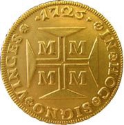 Dobrão - João V, Portugal, 1724-1727 reverse image
