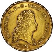Dobra 16 Escudos - João V Lisboa mint obverse image