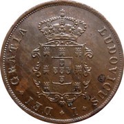 3 Reis - Luiz I obverse image