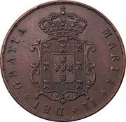 5 Réis - Maria II obverse image