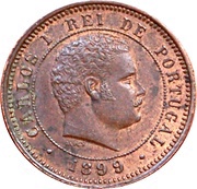 5 Réis - Carlos I obverse image