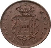 10 Réis - Maria II obverse image