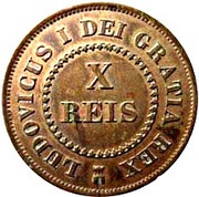 10 Réis - Luíz I Pattern obverse image