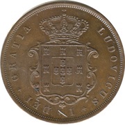 10 Réis - Luíz I obverse image