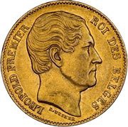 20 Francs - Léopold I obverse image
