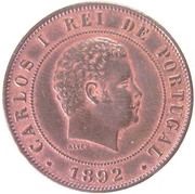20 Réis - Carlos I obverse image