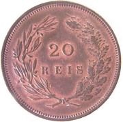 20 Réis - Carlos I, Portugal, 1891-1892 reverse image