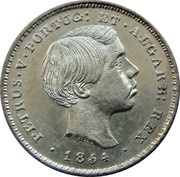 100 Réis - Pedro V obverse image