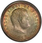 100 Réis - Carlos I obverse image