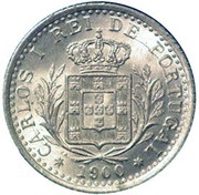 100 Réis - Carlos I obverse image