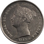 200 Réis - Maria II obverse image