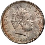 200 Réis - Carlos I obverse image