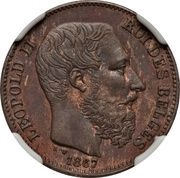 20 Francs - Léopold II Pattern obverse image