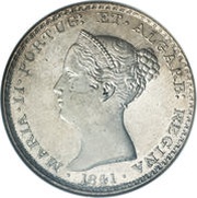 500 Réis - Maria II obverse image