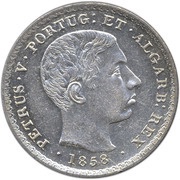 500 Réis - Pedro V obverse image