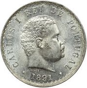 500 Réis - Carlos I obverse image