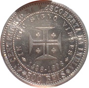 500 Reis - Carlos I Discovery of India, Portugal, 1898 reverse image