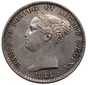 1000 Reis - Maria II obverse image