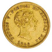 1000 Réis - Pedro V obverse image