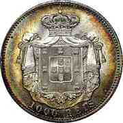 1000 Réis - Carlos I, Portugal, 1899-1900 reverse image