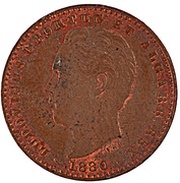2000 Reis - Luiz I Pattern obverse image
