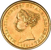 2500 Reis - Maria II obverse image