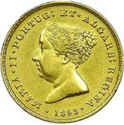 2500 Reis - Maria II obverse image