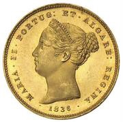 5000 Réis - Maria II Pattern obverse image