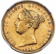 5000 Reis - Maria II obverse image