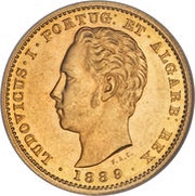 5000 Reis - Luiz I obverse image