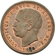 5000 Reis - Luiz I Pattern obverse image