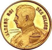 20 Francs - Albert I French text - Pattern obverse image